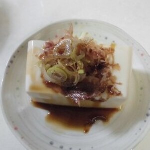 わさび風味の冷奴